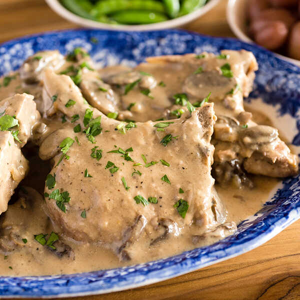Recipe for Slow Cooker Smothered Ranch Pork Chops