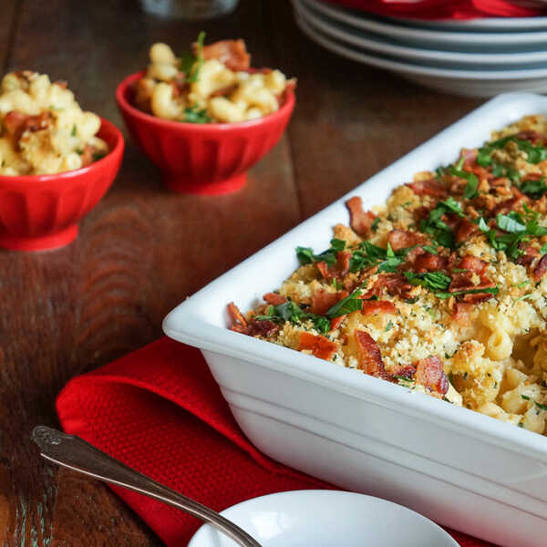 Recipe for Smoked Gouda Bacon Macaroni and Cheese
