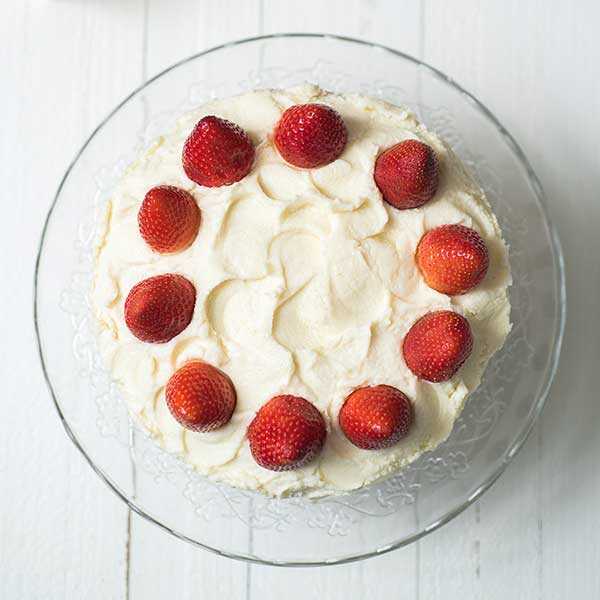 Recipe for Fresh Strawberry Cake