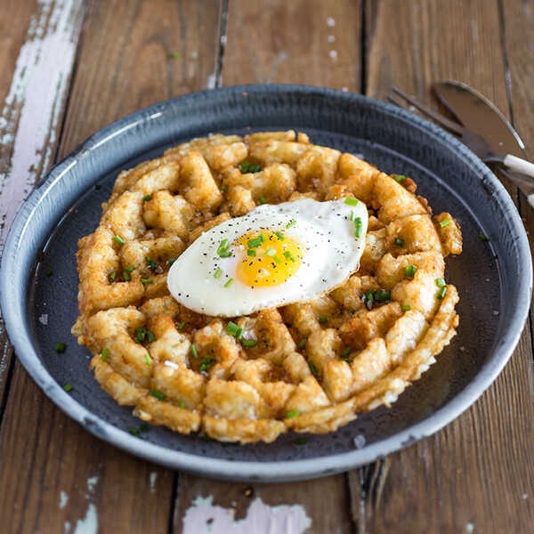 Recipe for Tater Tot Waffles