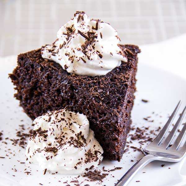 Recipe for Slow Cooker Triple Chocolate Cake
