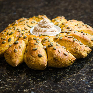Related recipe - Pumpkin Wreath Bread